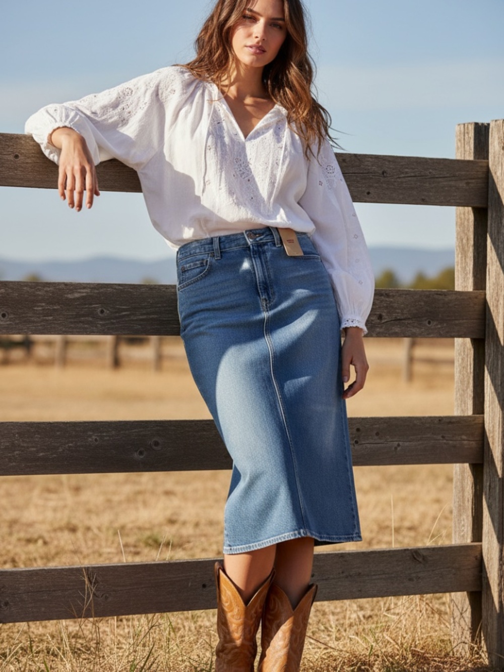 NWT Levi’s long jean skirt. 29